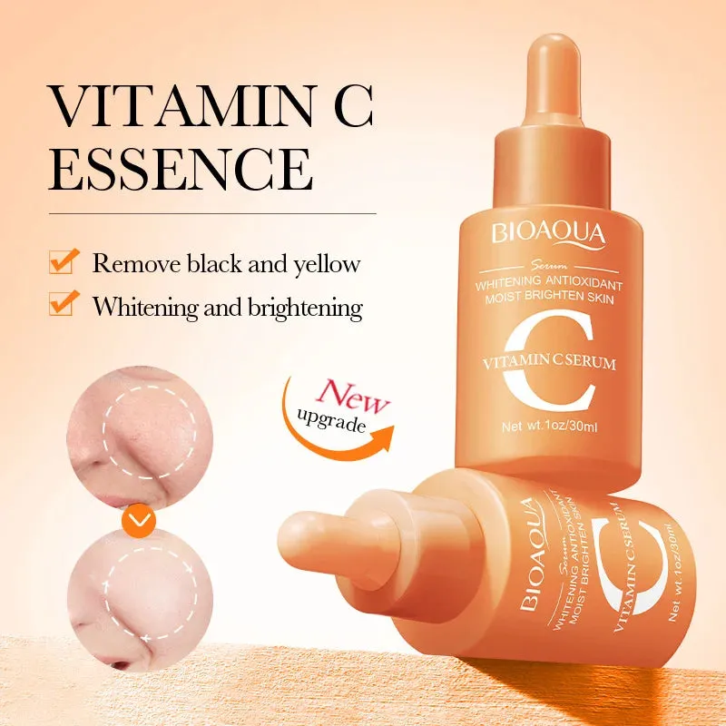 2 Piece Vitamin C Retinol Hyaluronic Acid Serum Set For Face Moisturizing & Firming