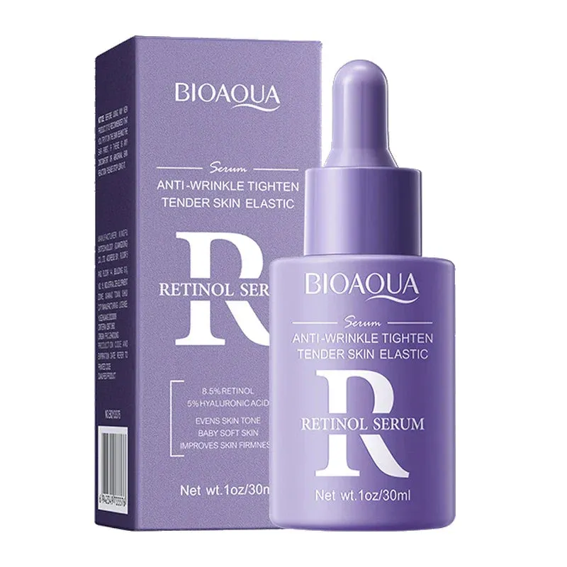 2 Piece Vitamin C Retinol Hyaluronic Acid Serum Set For Face Moisturizing & Firming
