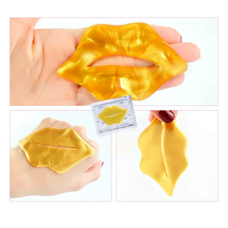 20 Crystal Collagen Lip Patches Moisturizing & Brightening Lip Mask For Nourished Lips