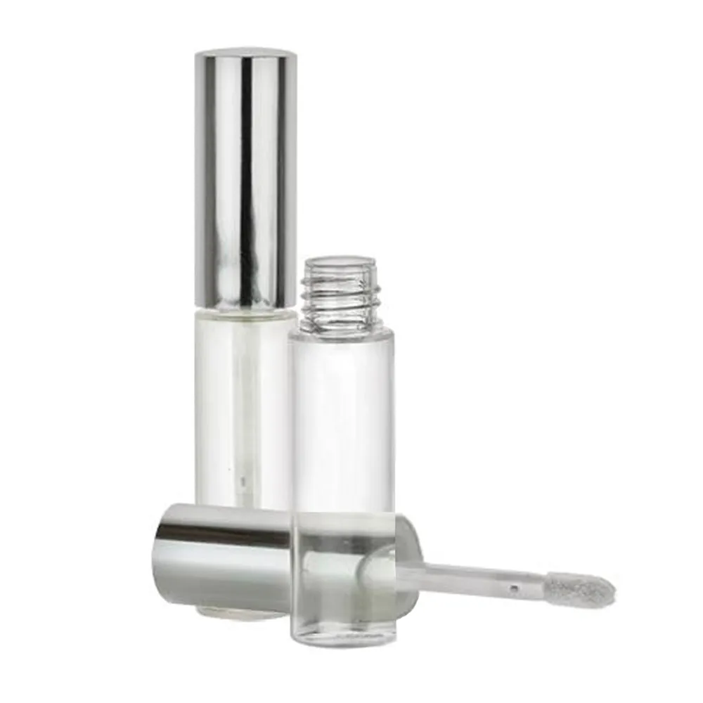 20 Empty PET Clear Lip Gloss Bottle 8ML Tube Balm Container Stopper Not Included