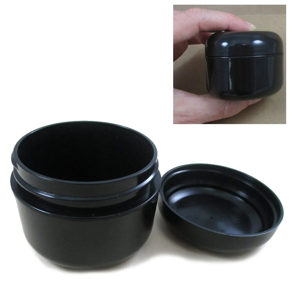 24 PC Round Plastic Storage Containers Screw-On Lid Empty Cosmetic Jar 1.7oz