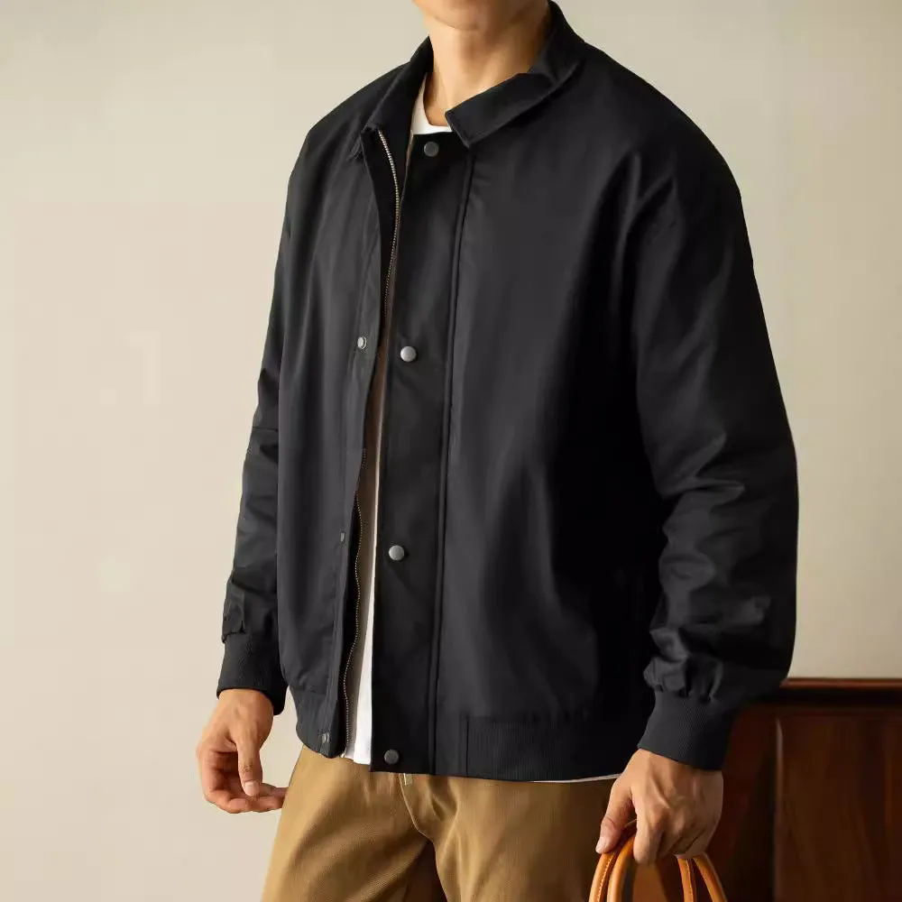 Autumn And Winter Anti-wrinkle Waterproof Non-ironing Solid Color Young Men