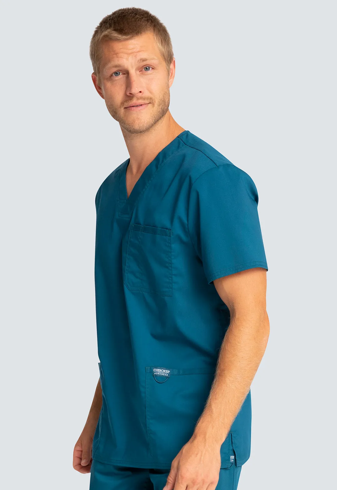 Cherokee Mens V-Neck Scrubs Set