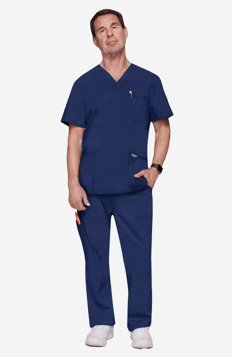 Cherokee Mens V-Neck Scrubs Set