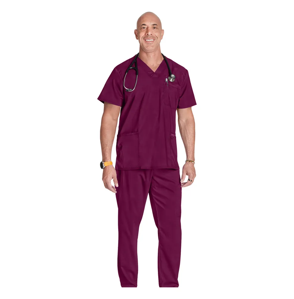 Cherokee Mens V-Neck Scrubs Set