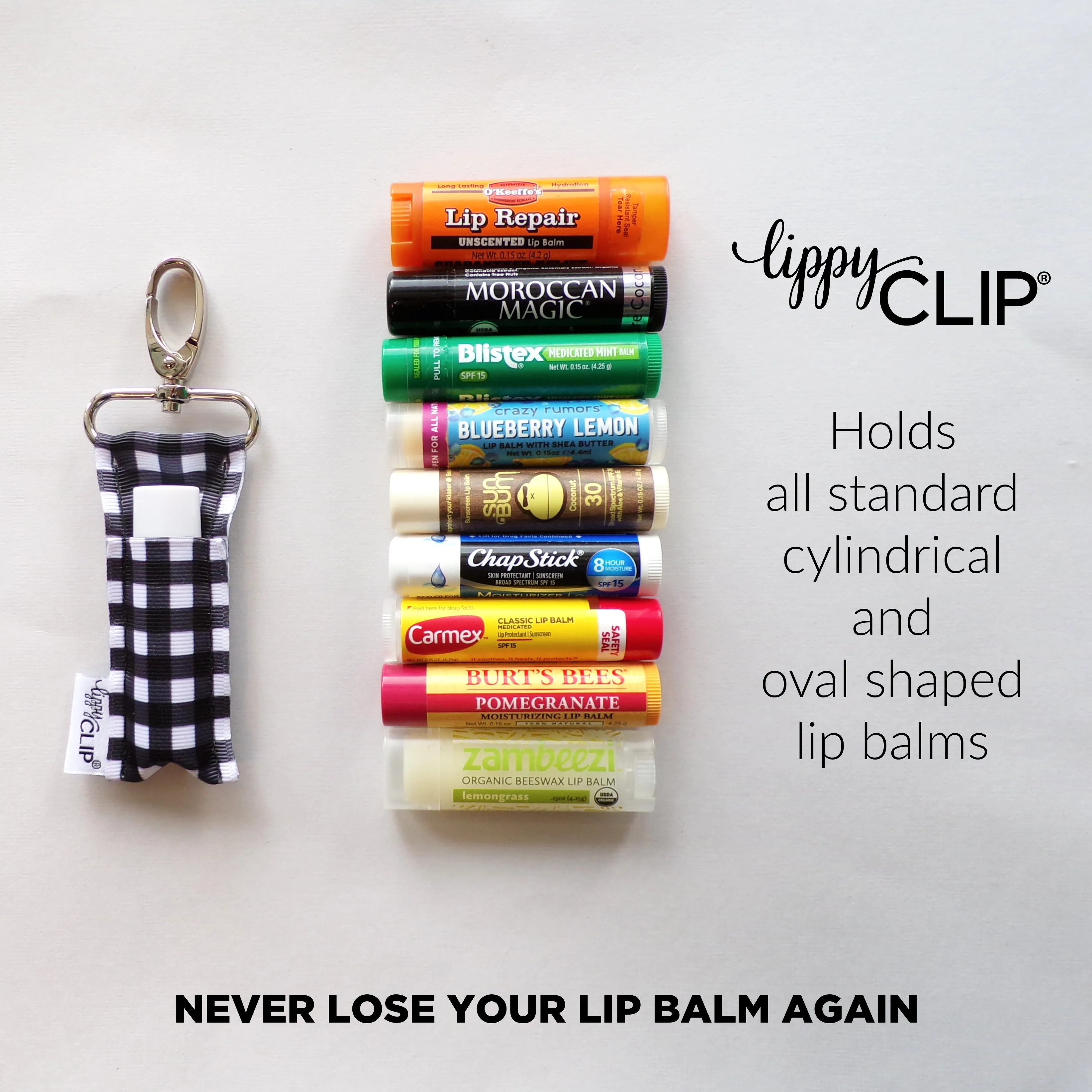 Construction Trucks LippyClip Lip Balm Holder